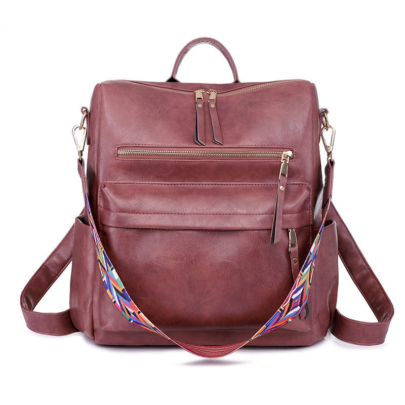 Vintage Soft Leather Backpack