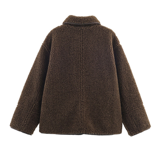 Double-Sided Casual Teddy Wool Coat