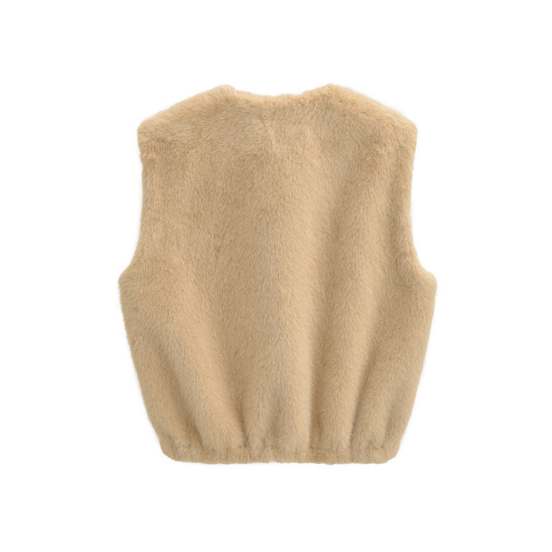 Cozy Faux Fur Waistcoat