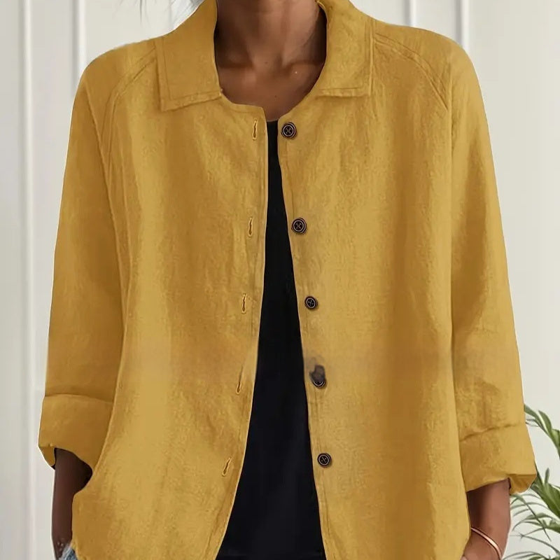 Lightweight Collared Casual Cardigan Jacket