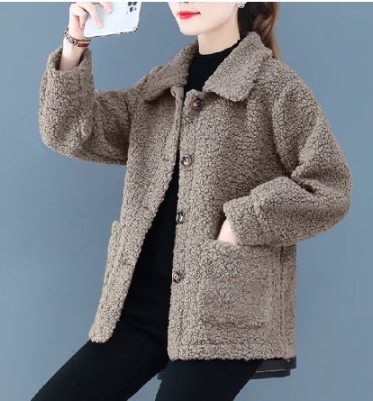 Lambswool Short Winter Jacket