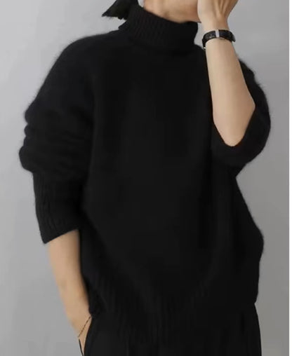 Thick Turtleneck Cashmere Sweater