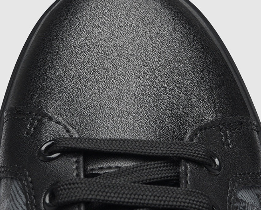 Trampki casualowe ze skóry bydlęcej