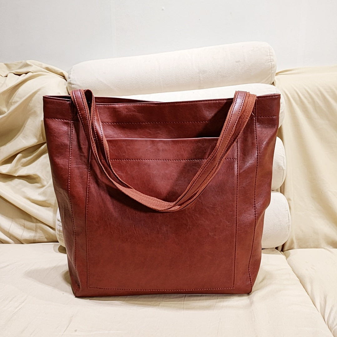 Retro Leather Shoulder Bag