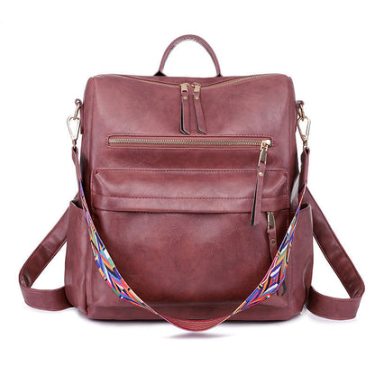 Vintage Soft Leather Backpack