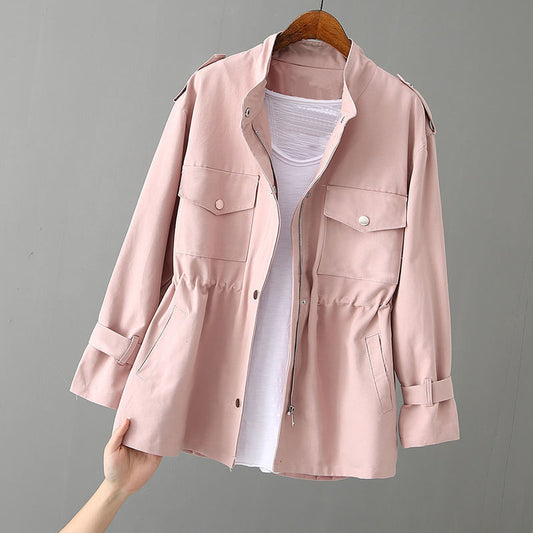Belted Waist Trench Jacket