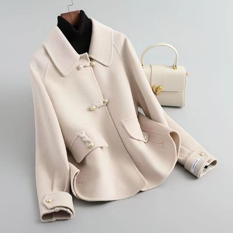 Elegant Double-Sided Wool Coat
