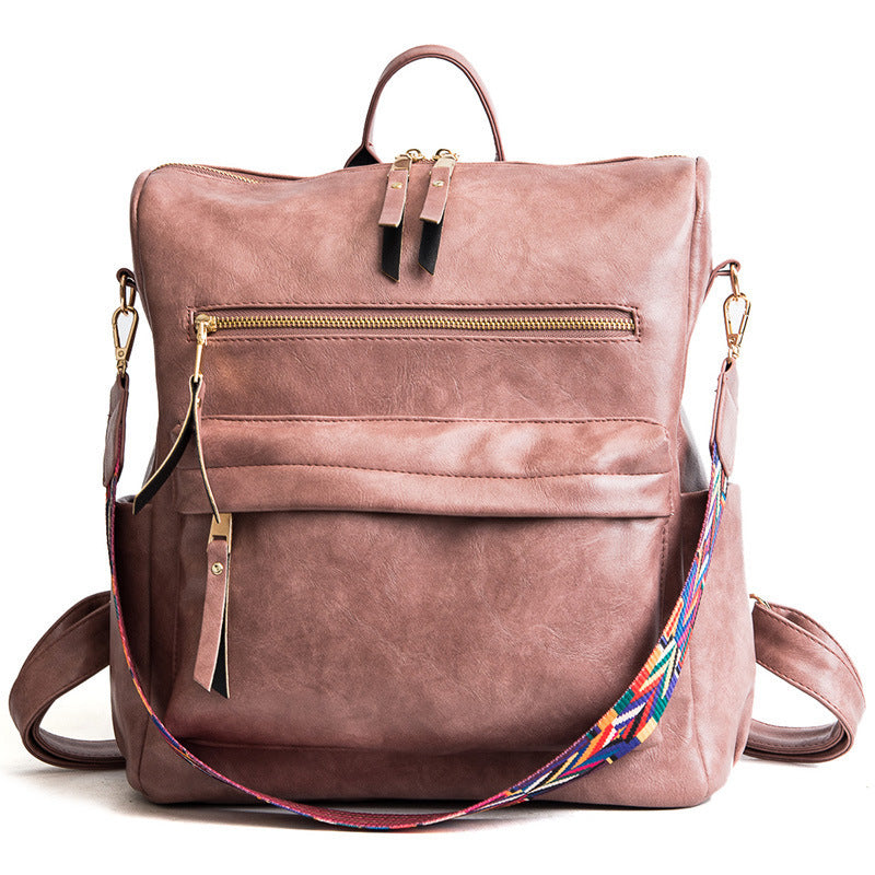 Vintage Soft Leather Backpack