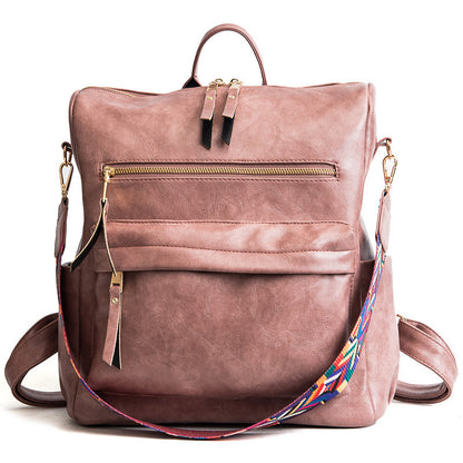 Vintage Soft Leather Backpack