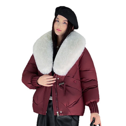 Fur Collar Padded Coat