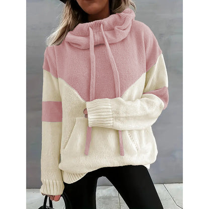 Soft Colorblock Hoodie Pullover