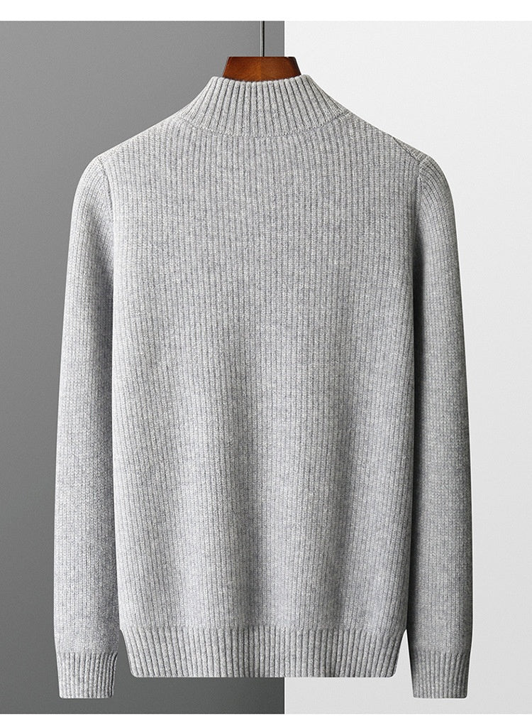 Męski wełniany kardigan