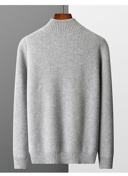 Męski wełniany kardigan