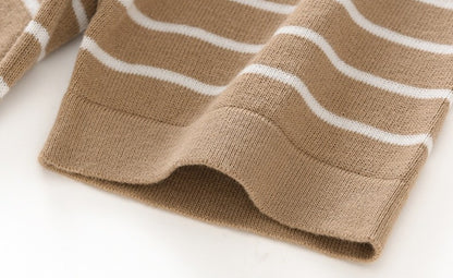 Moda Elite | Koszulka bawełniana w paski