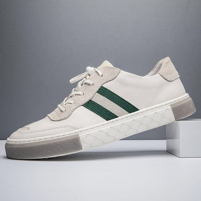 Skórzane trampki casualowe