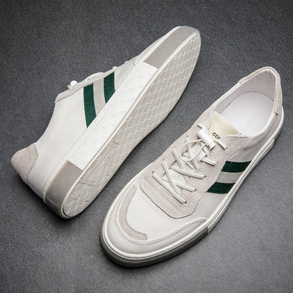 Skórzane trampki casualowe