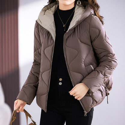 Slim Hooded Puffer Coat