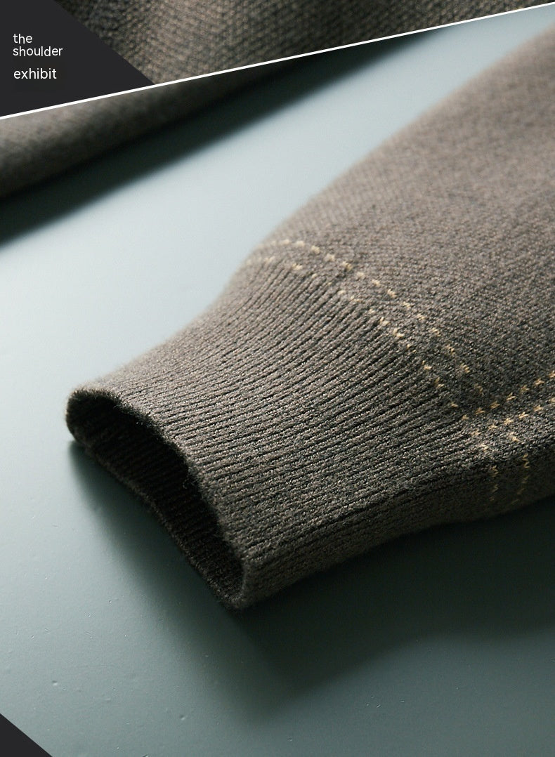 Kardigan z mieszanki wełny z guzikami