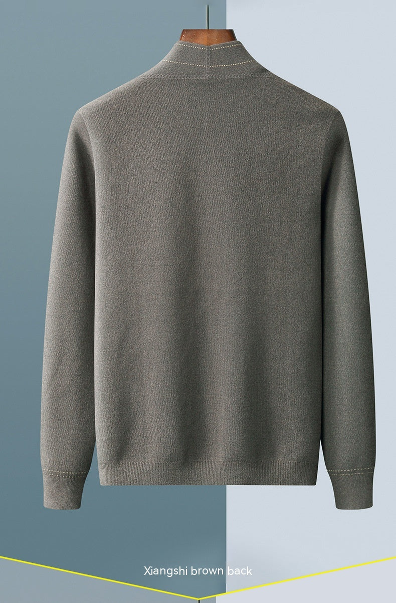 Kardigan z mieszanki wełny z guzikami