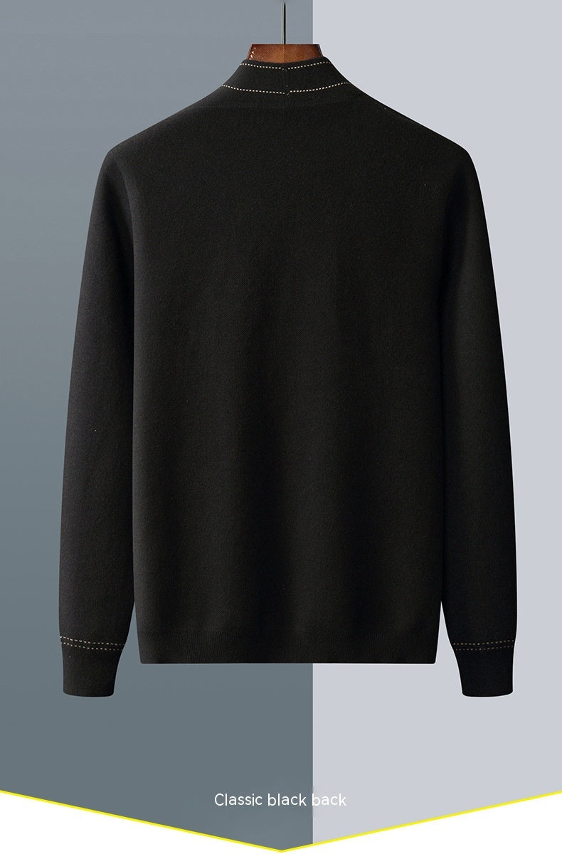 Kardigan z mieszanki wełny z guzikami