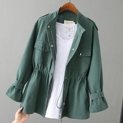 Belted Waist Trench Jacket