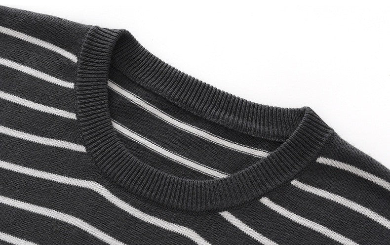 Moda Elite | Koszulka bawełniana w paski