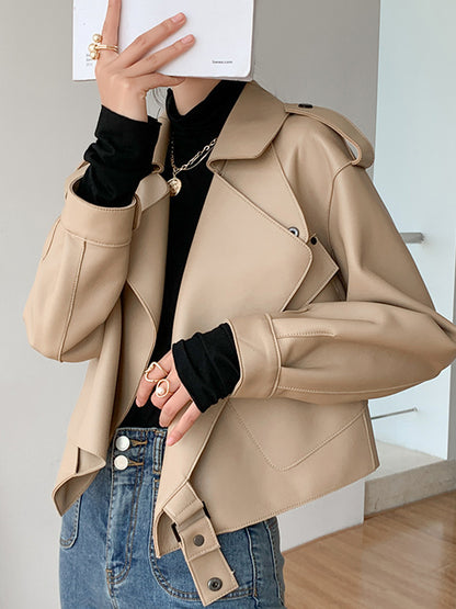 Genuine Sheepskin Leather Jacket