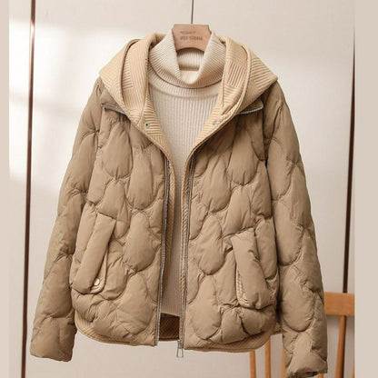 Women's Short Hooded Cotton Coat
