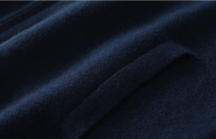 Płaszcz z dzianiny kaszmirowej na zamek