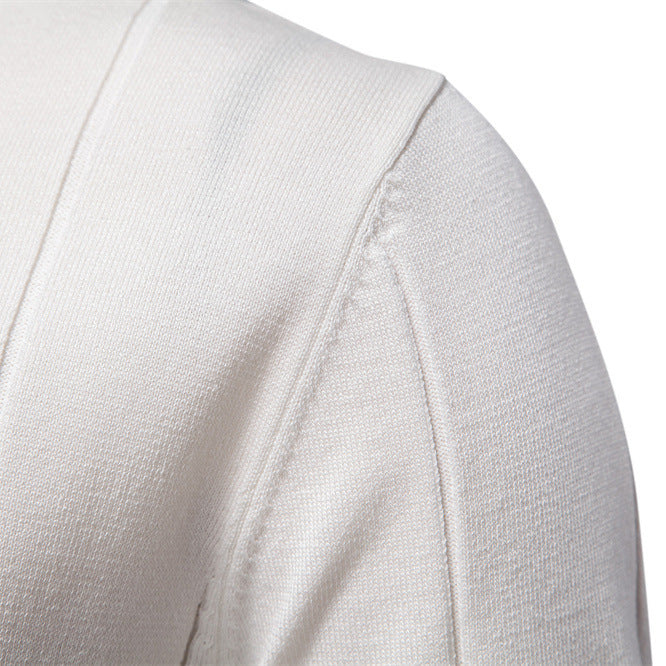 Męskie polo z wełny