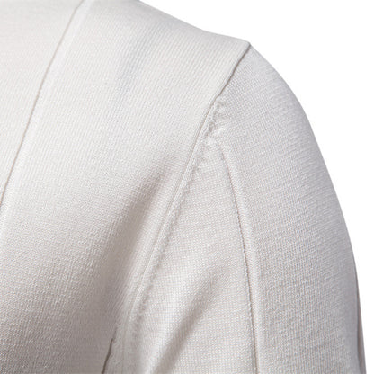 Męskie polo z wełny