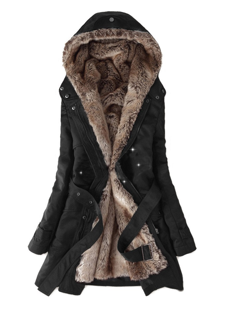Winter Warm Long Sleeve Parka Coat