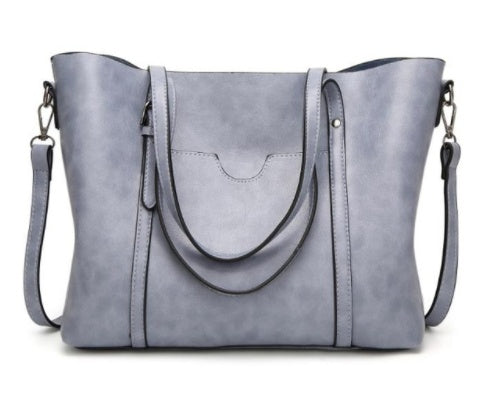 Hand-Painted Leather Handbag