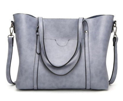 Hand-Painted Leather Handbag