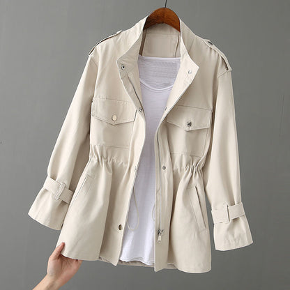 Belted Waist Trench Jacket