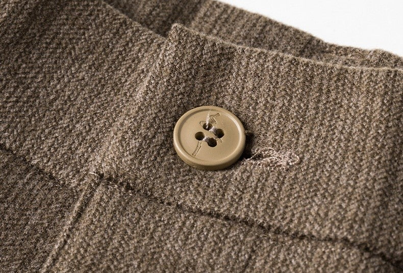 Moda Elite | Spodnie garniturowe z mieszanki wełny i stretchu