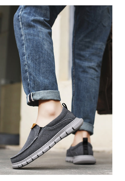 Męskie, duże płócienne kapcie