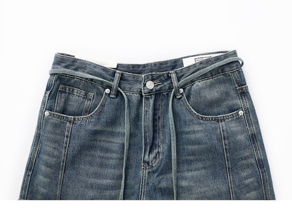 Moda Elite | Jeansy z lyocellu z rozszerzanymi nogawkami