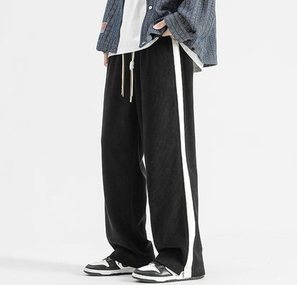 Moda Elite | Luźne i szerokie spodnie sztruksowe