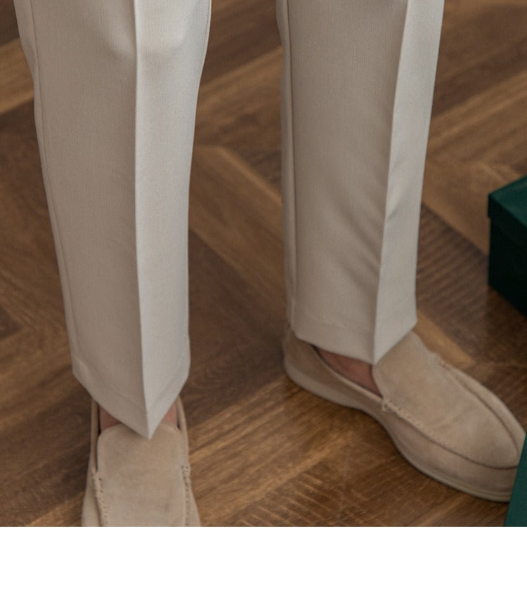 Spodnie garniturowe Neapol z klamrą Paryż