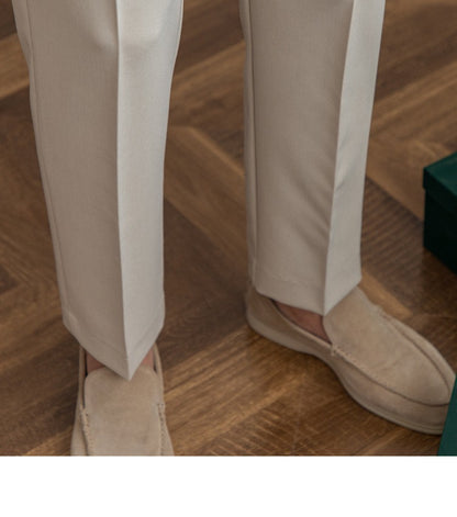 Spodnie garniturowe Neapol z klamrą Paryż