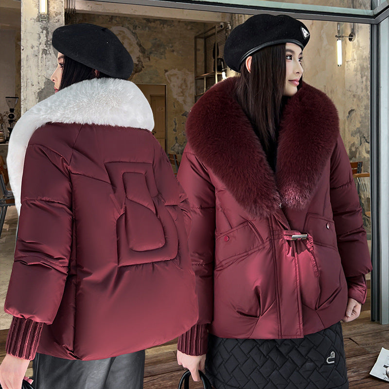 Fur Collar Padded Coat