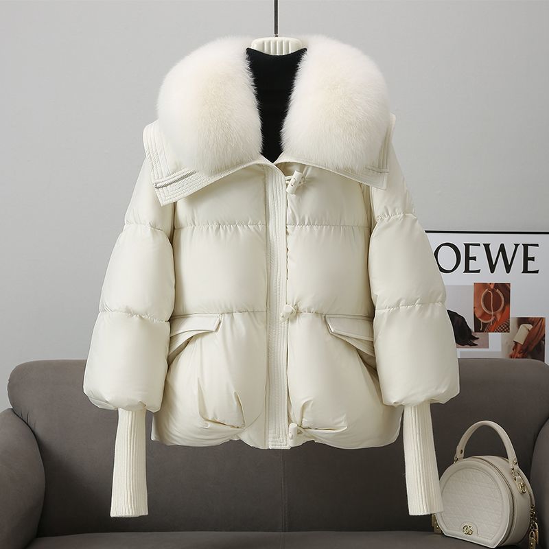 Chic Fur Collar Puffer Jacket