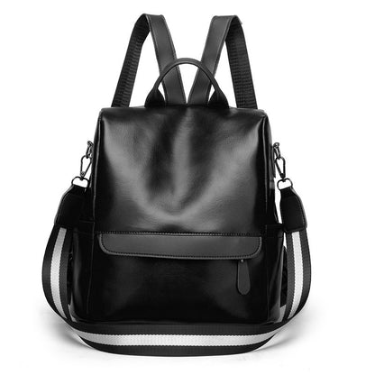 Minimalist Anti-Theft PU Travel Backpack