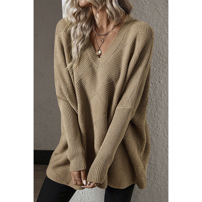 Cozy Textured Oversize Knit Sweater
