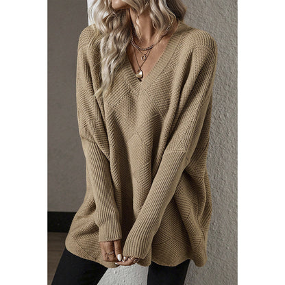 Cozy Textured Oversize Knit Sweater