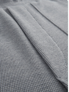 Moda Elite| Dzianinowe bawełniane spodnie dresowe do relaksu