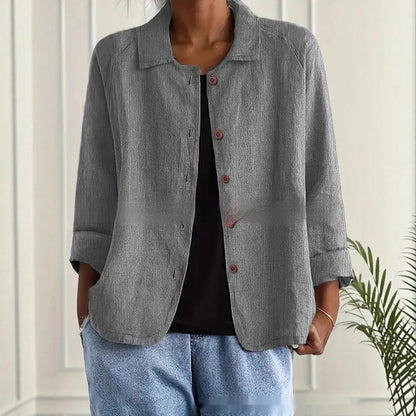 Lightweight Collared Casual Cardigan Jacket