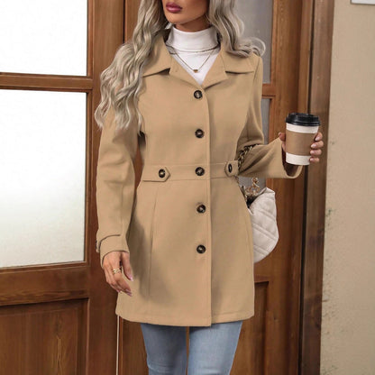 RefinedLapel Commuter Wool Coat