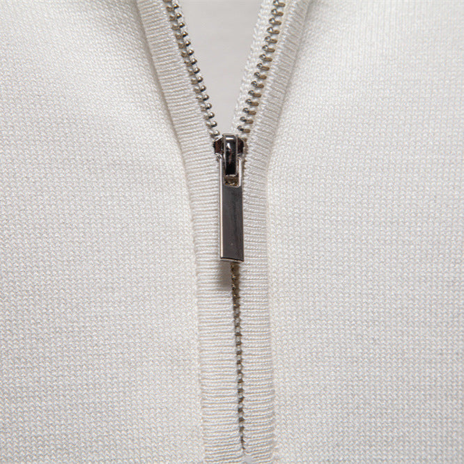 Męskie polo z wełny